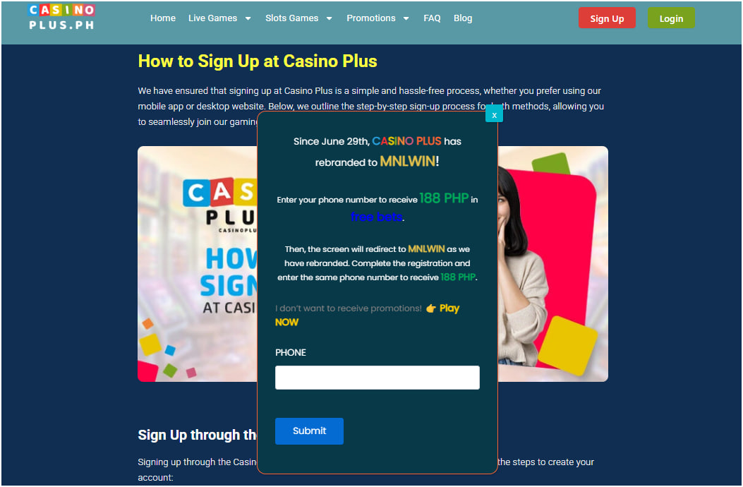 Casino Plus Review 2 Casino plus Register